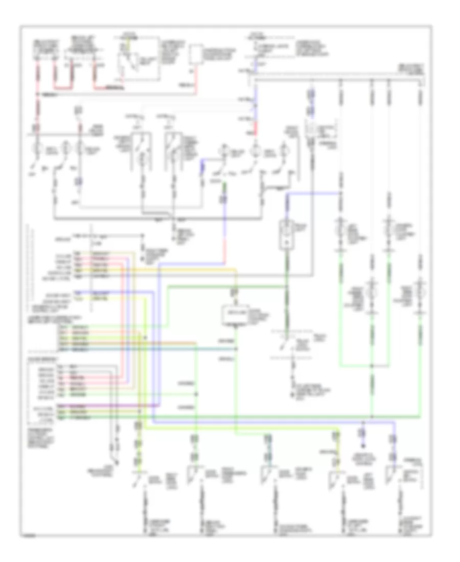 Courtesy Lamps Wiring Diagram for Acura 3 5RL 2004