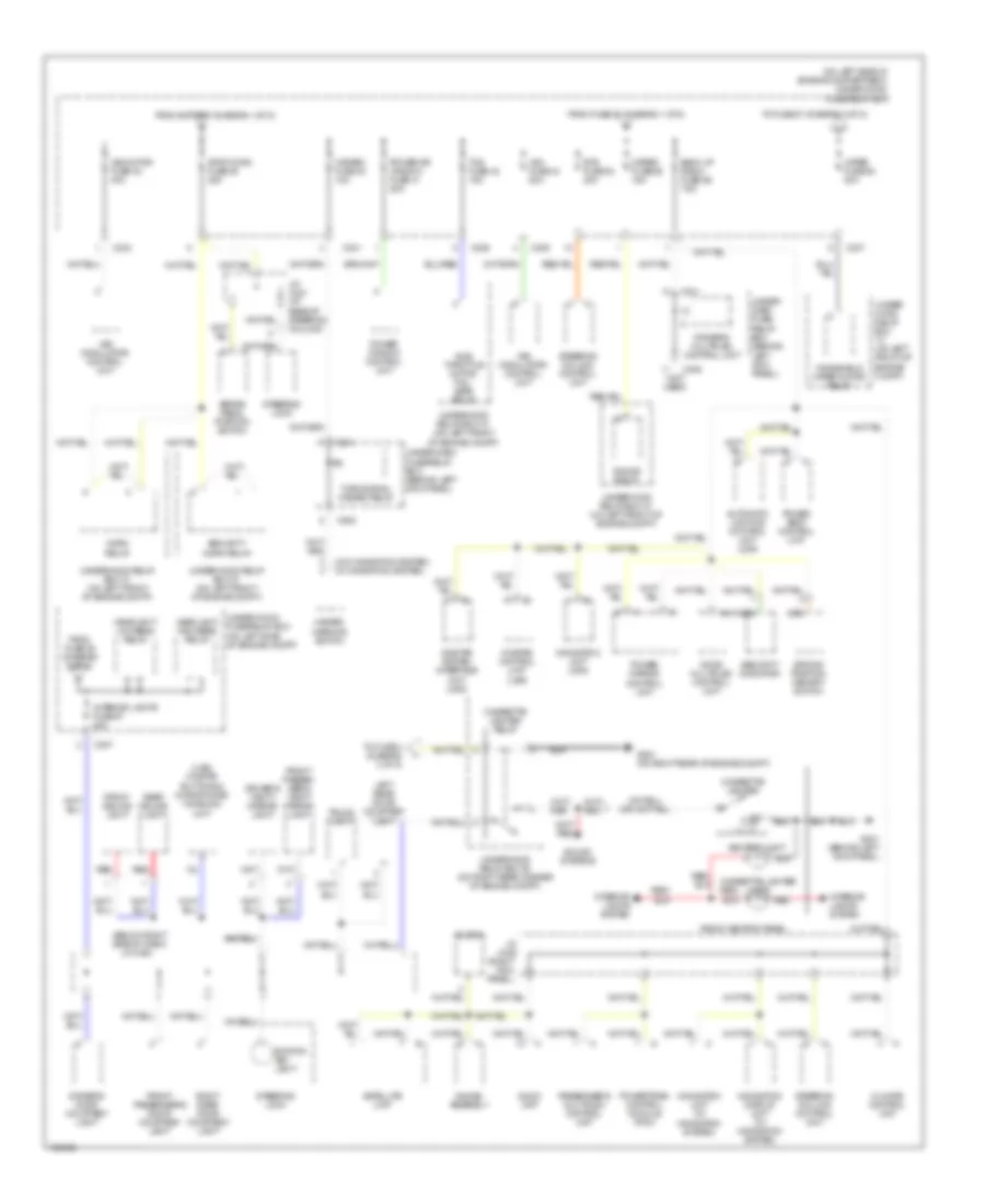 Power Distribution Wiring Diagram 2 of 5 for Acura 3 5RL 2004
