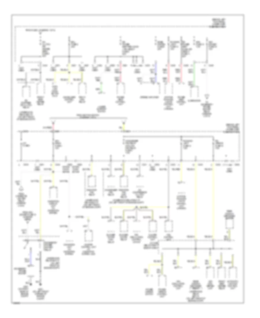 Power Distribution Wiring Diagram 3 of 5 for Acura 3 5RL 2004
