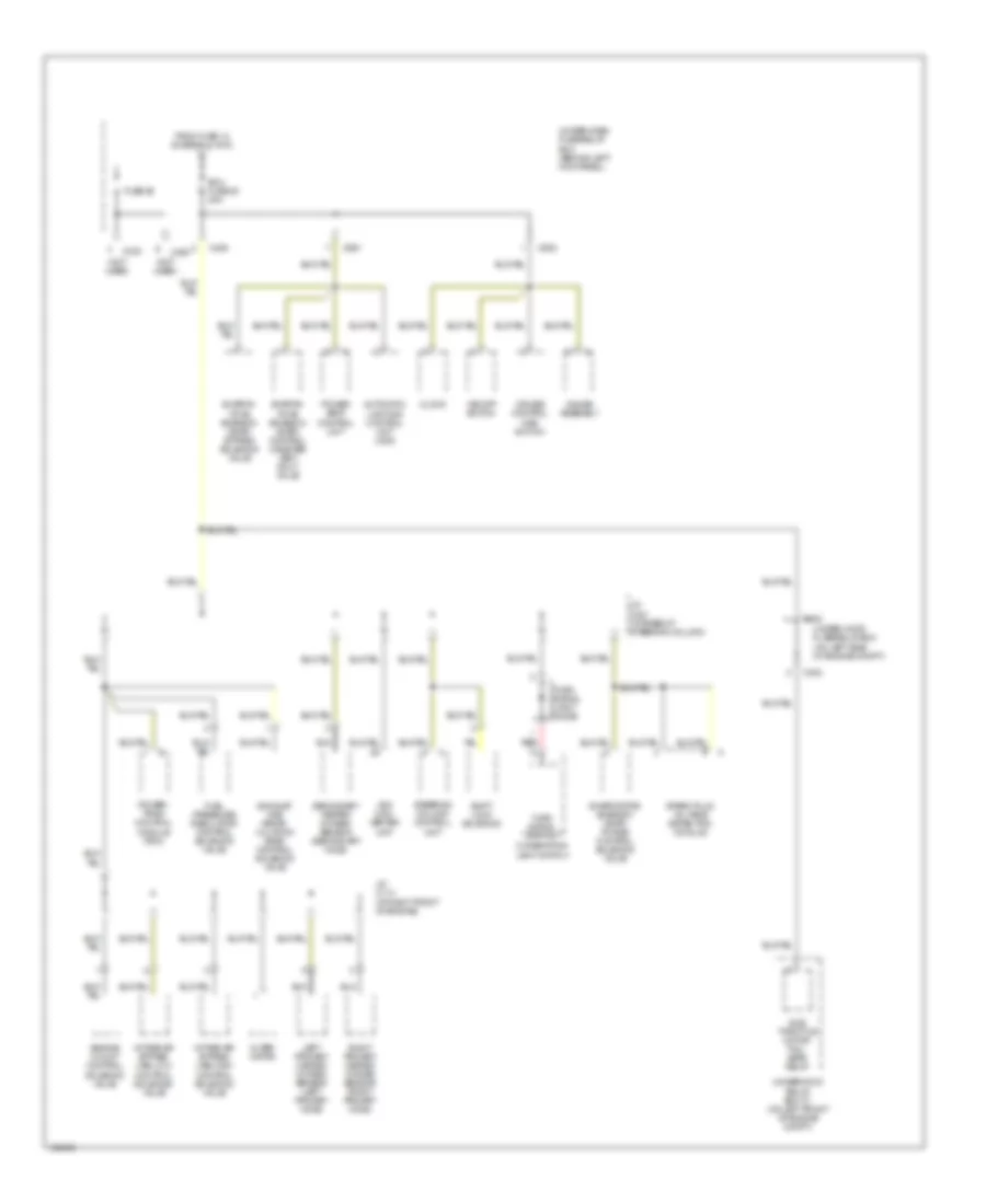 Power Distribution Wiring Diagram 5 of 5 for Acura 3 5RL 2004