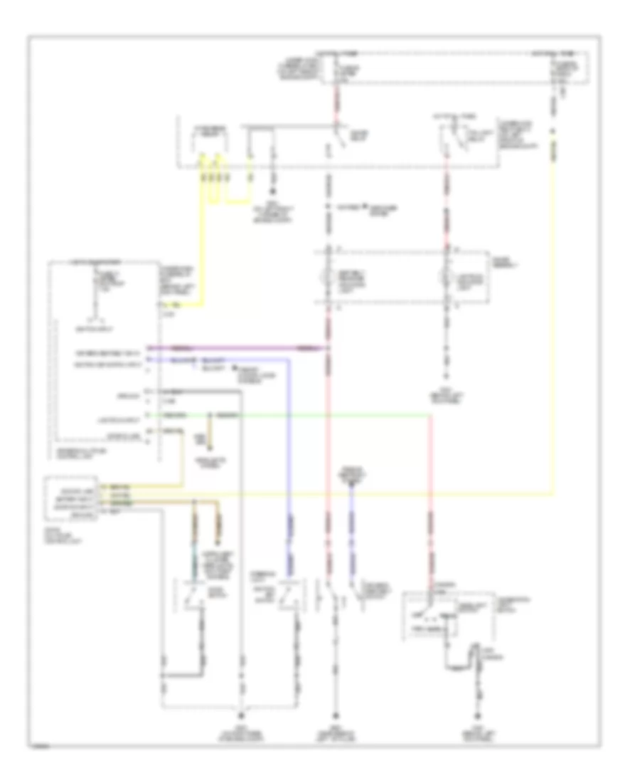 Warning Systems Wiring Diagram for Acura 3.5RL 2004