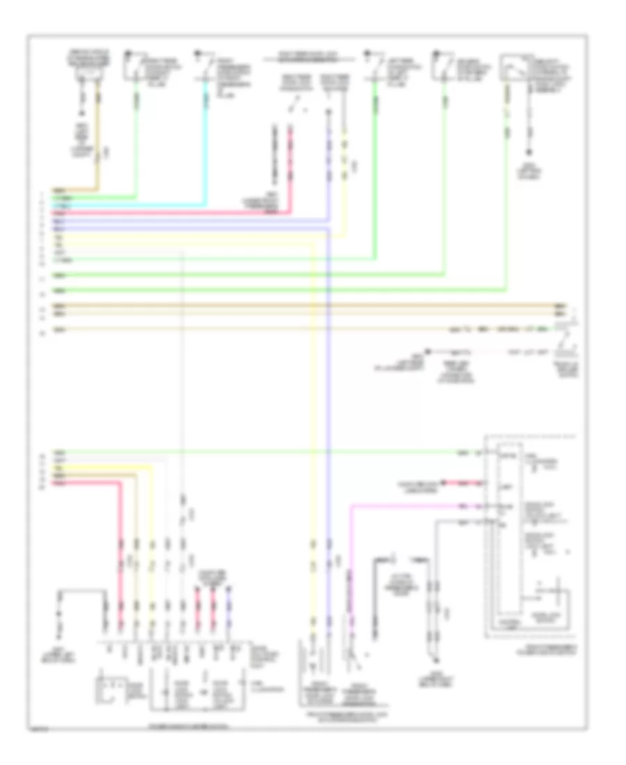 Forced Entry Wiring Diagram, with Keyless Access (2 of 5) for Acura TL 2014