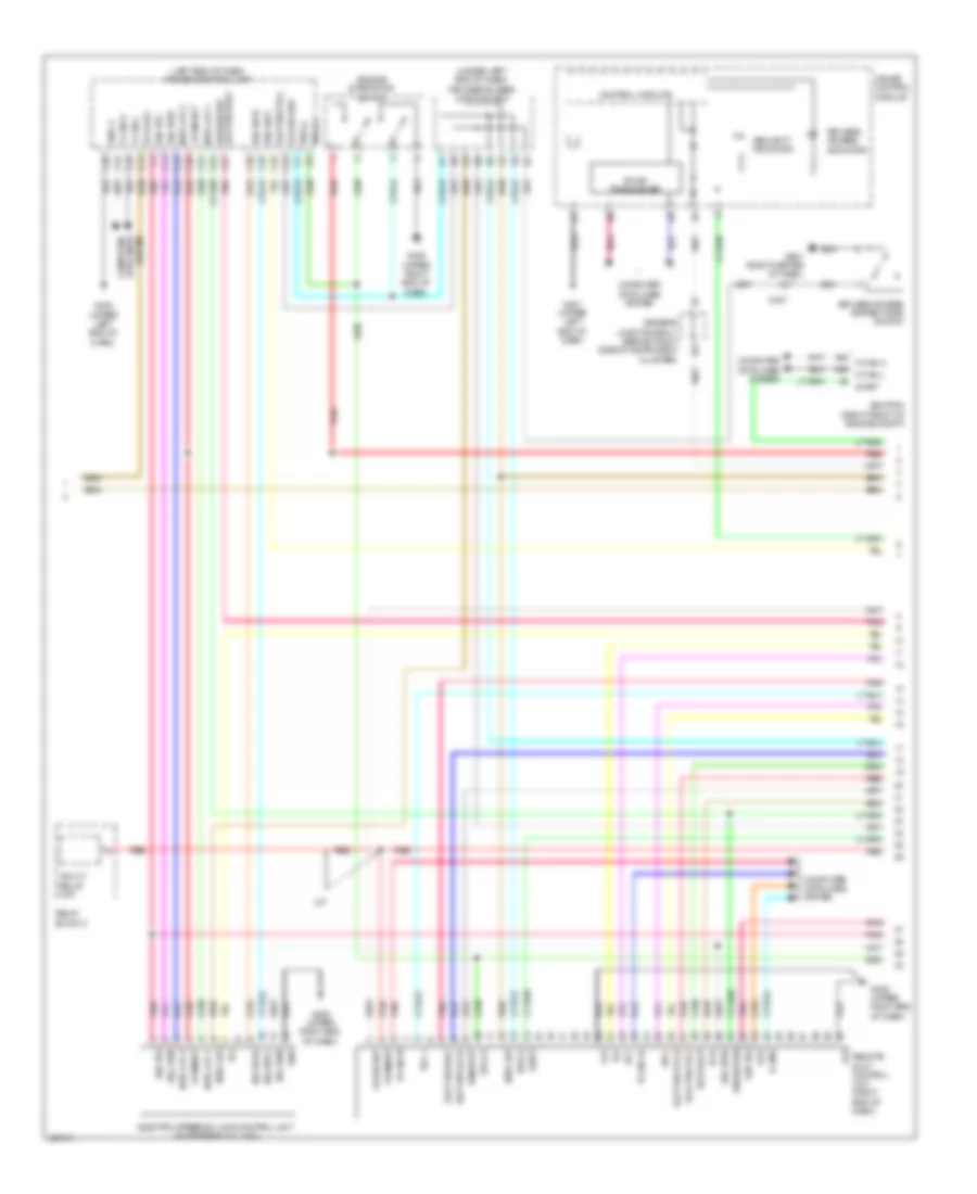 Forced Entry Wiring Diagram, with Keyless Access (3 of 5) for Acura TL 2014