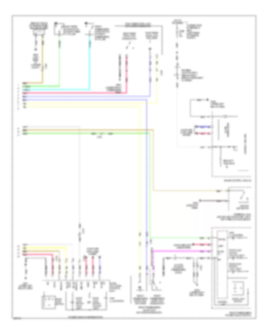 Forced Entry Wiring Diagram, without Keyless Access (2 of 2) for Acura TL 2014