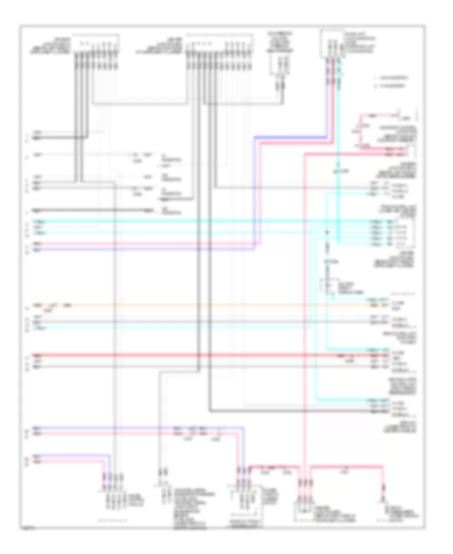 Computer Data Lines Wiring Diagram 3 of 3 for Acura TL 2014