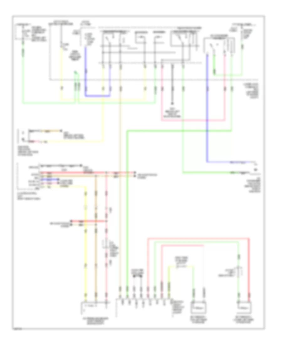 Cooling Fan Wiring Diagram for Acura TL 2014