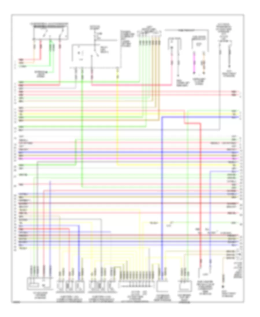 3.5L, Engine Performance Wiring Diagram (2 of 6) for Acura TL 2014