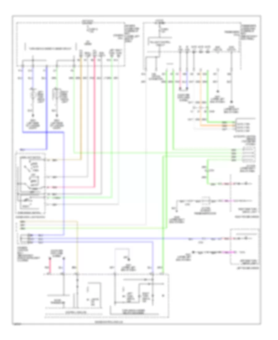 Exterior Lamps Wiring Diagram (2 of 2) for Acura TL 2014