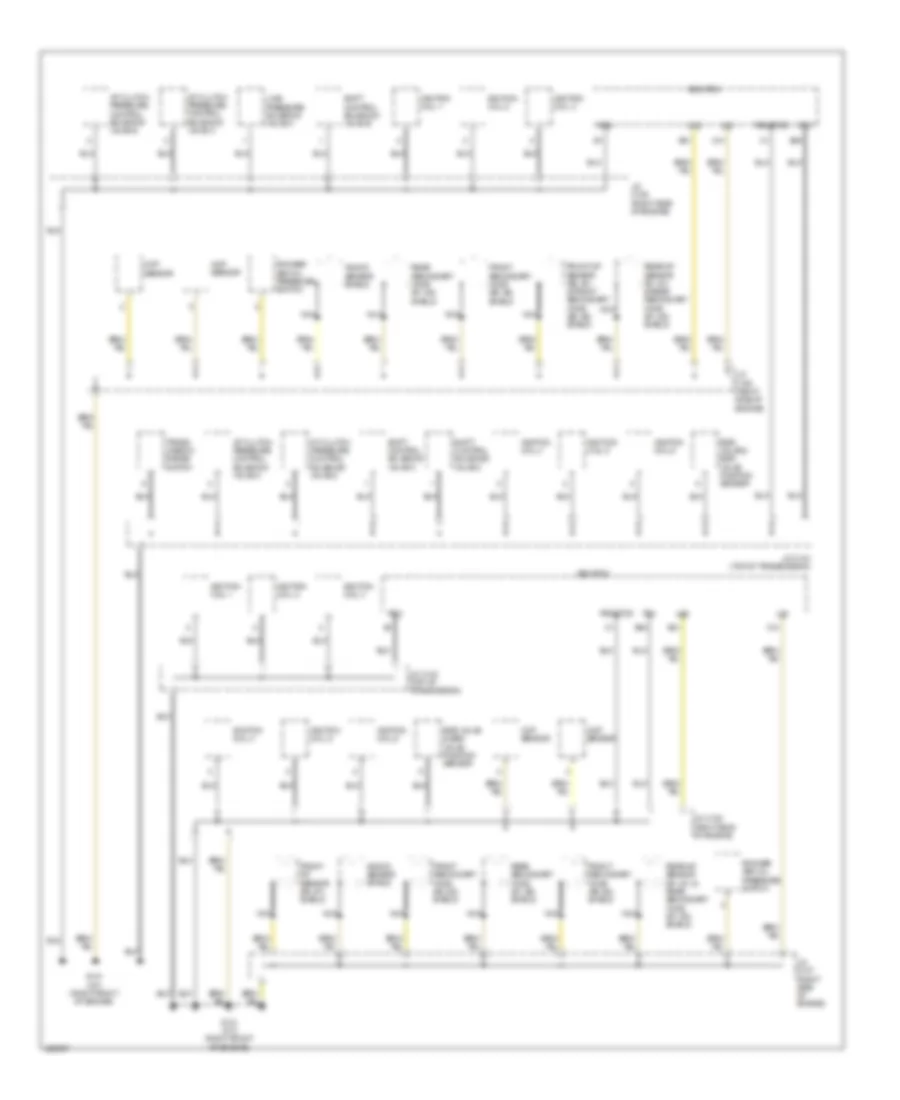 Ground Distribution Wiring Diagram 1 of 5 for Acura TL 2014