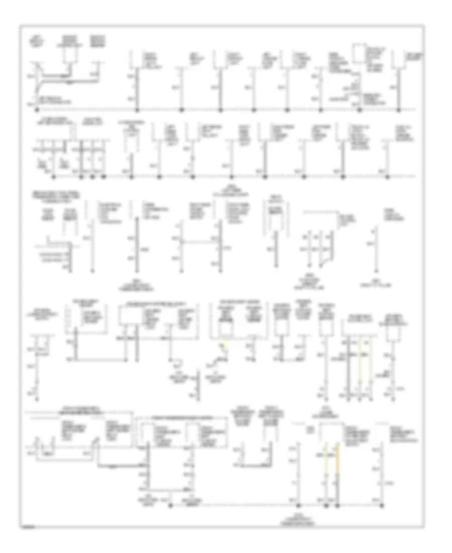 Ground Distribution Wiring Diagram 4 of 5 for Acura TL 2014