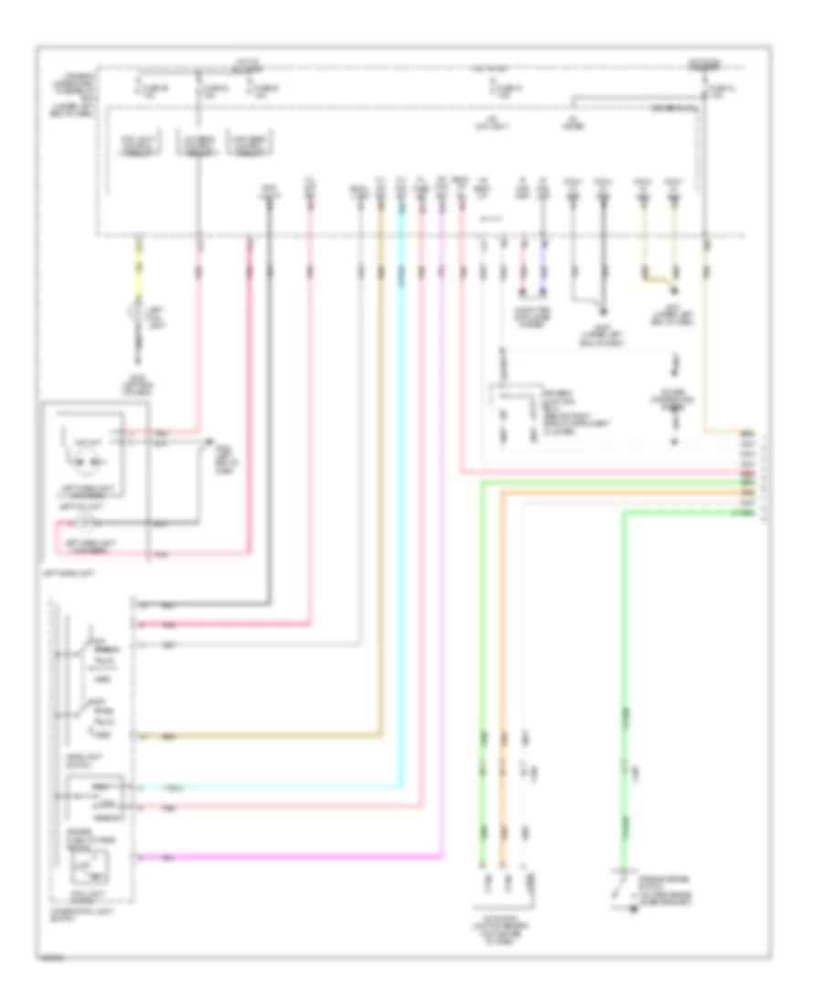 Headlights Wiring Diagram 1 of 2 for Acura TL 2014