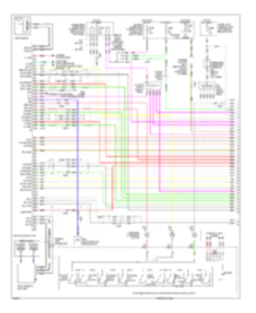 Navigation Wiring Diagram (1 of 5) for Acura TL 2014