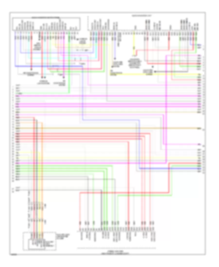 Navigation Wiring Diagram (2 of 5) for Acura TL 2014