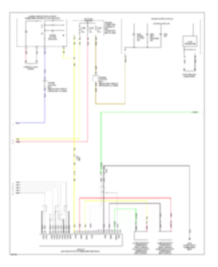 Supplemental Restraints Wiring Diagram 2 of 3 for Acura TL 2014