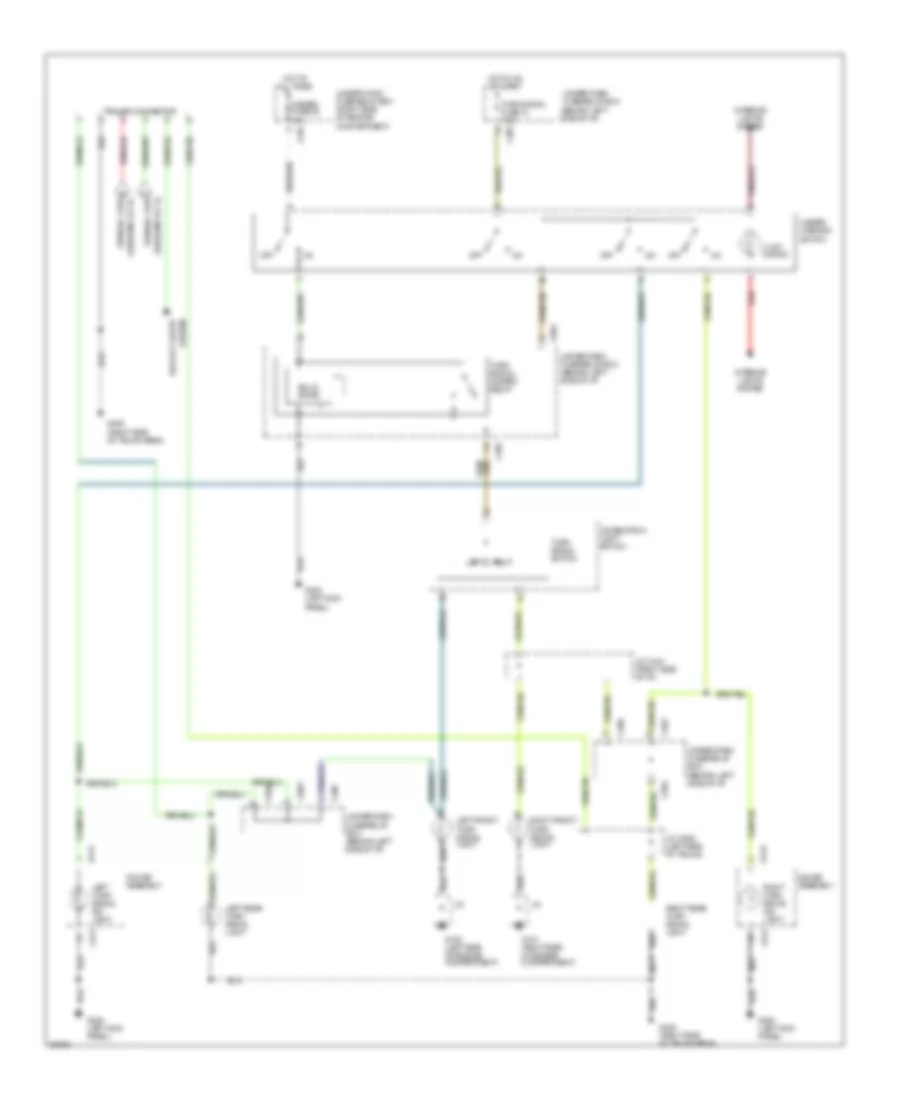Exterior Lamps Wiring Diagram (3 of 3) for Acura 2.5TL 1995