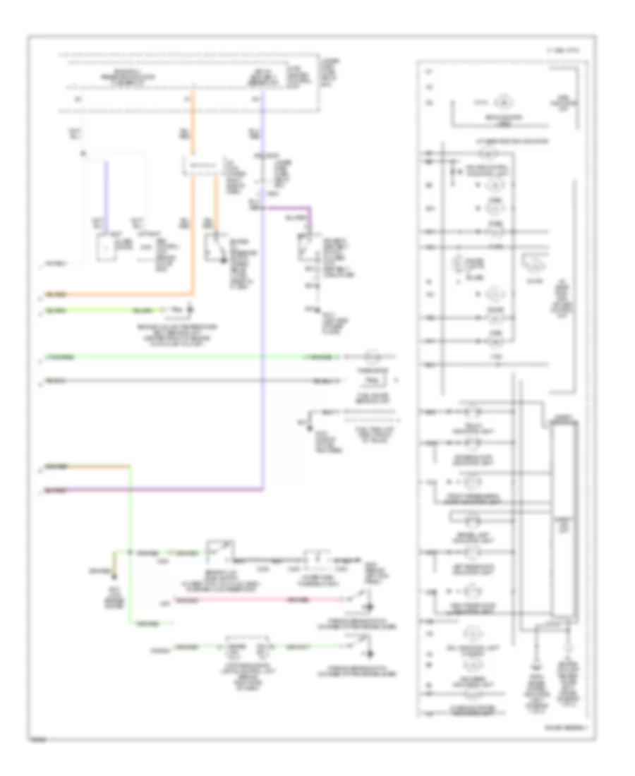 Instrument Cluster Wiring Diagram 2 of 2 for Acura 2 5TL 1995