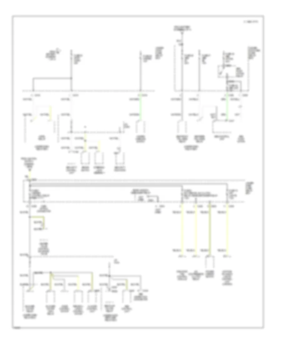 Power Distribution Wiring Diagram 2 of 4 for Acura 2 5TL 1995