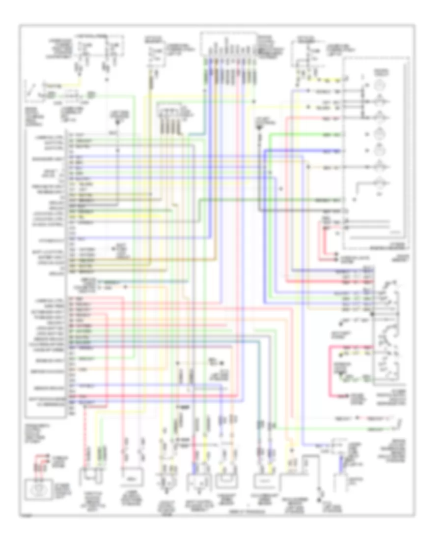 AT Wiring Diagram for Acura 2.5TL 1995
