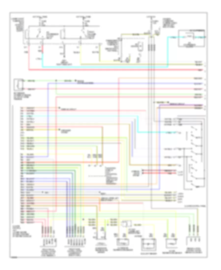 Электросхема кондиционера (1 из 2) для Acura MDX 2004