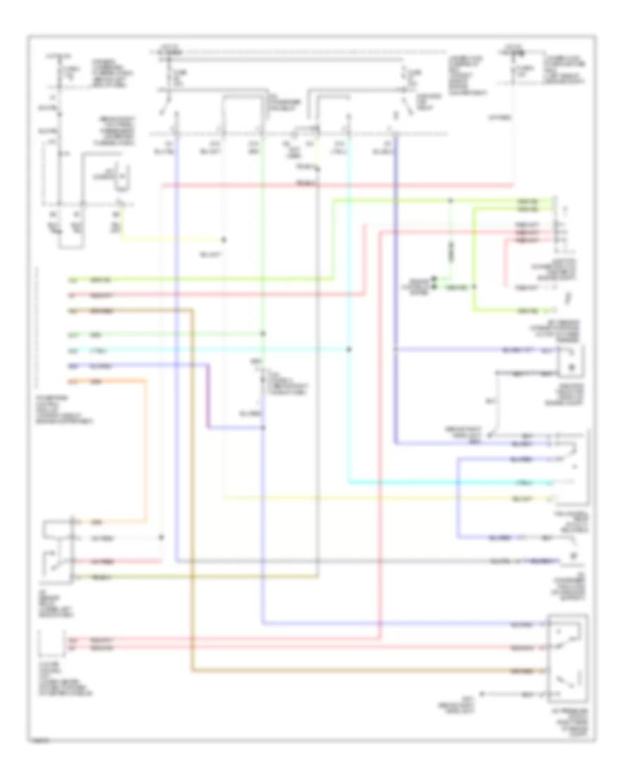 Cooling Fan Wiring Diagram for Acura MDX 2004