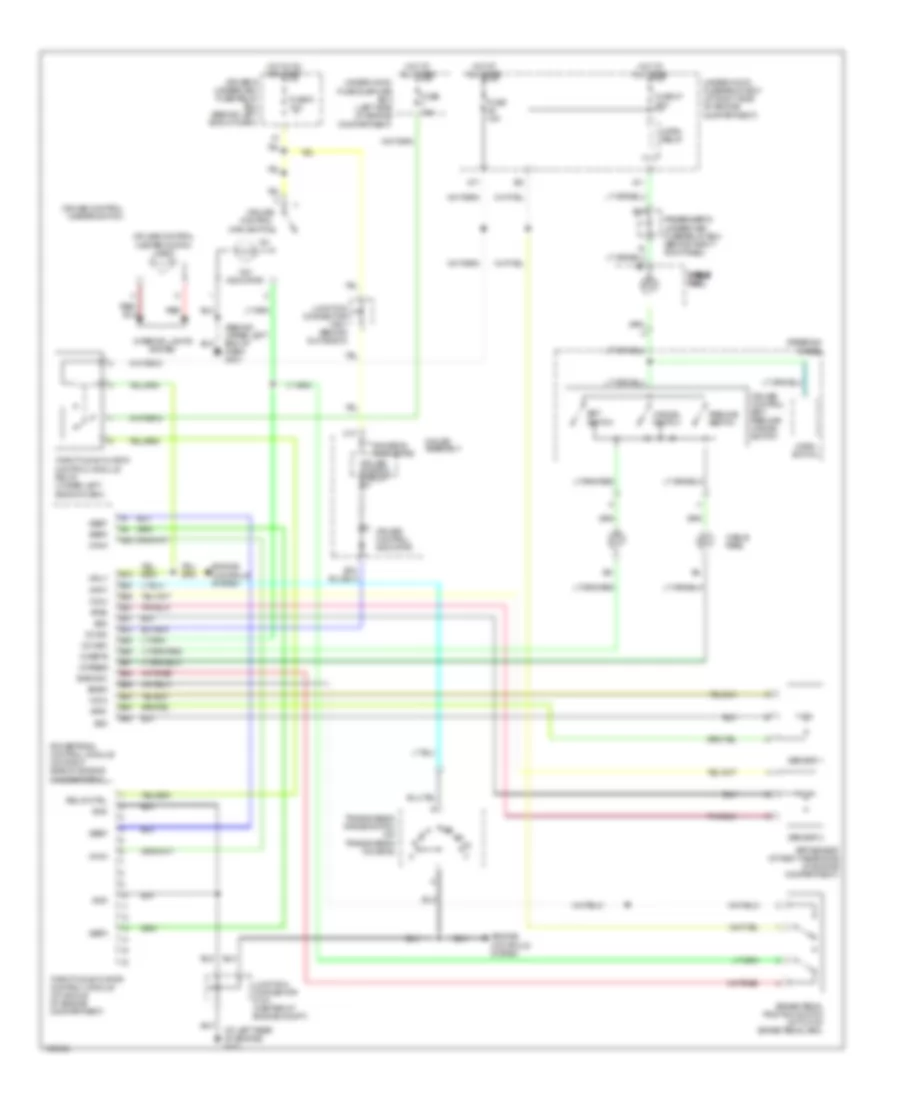 Cruise Control Wiring Diagram for Acura MDX 2004