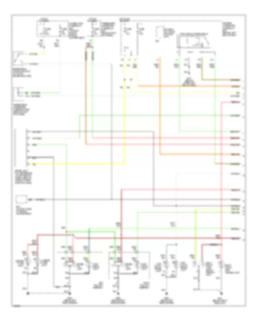 Exterior Lamps Wiring Diagram 1 of 2 for Acura MDX 2004