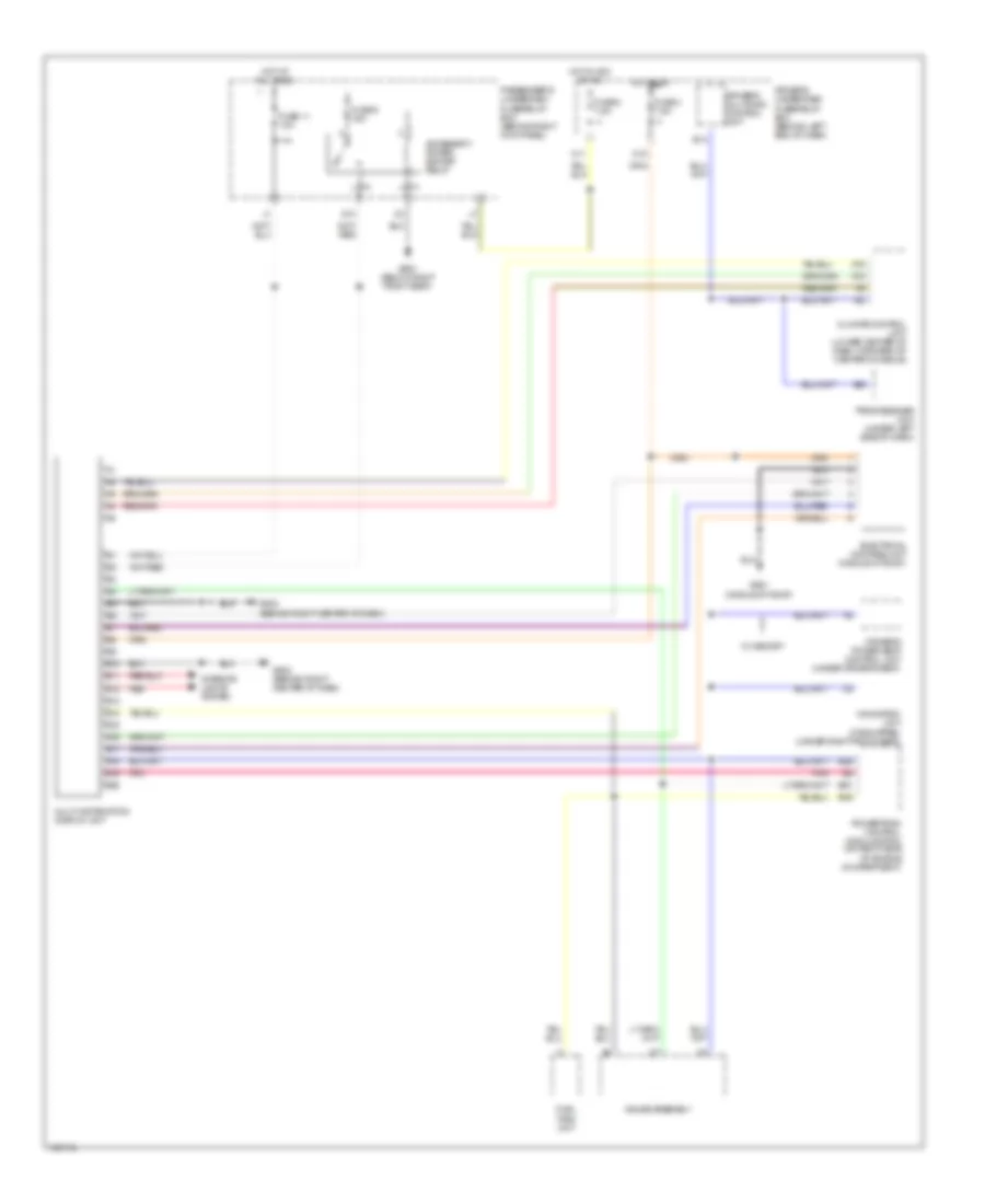 Multi-Information System Wiring Diagram for Acura MDX 2004