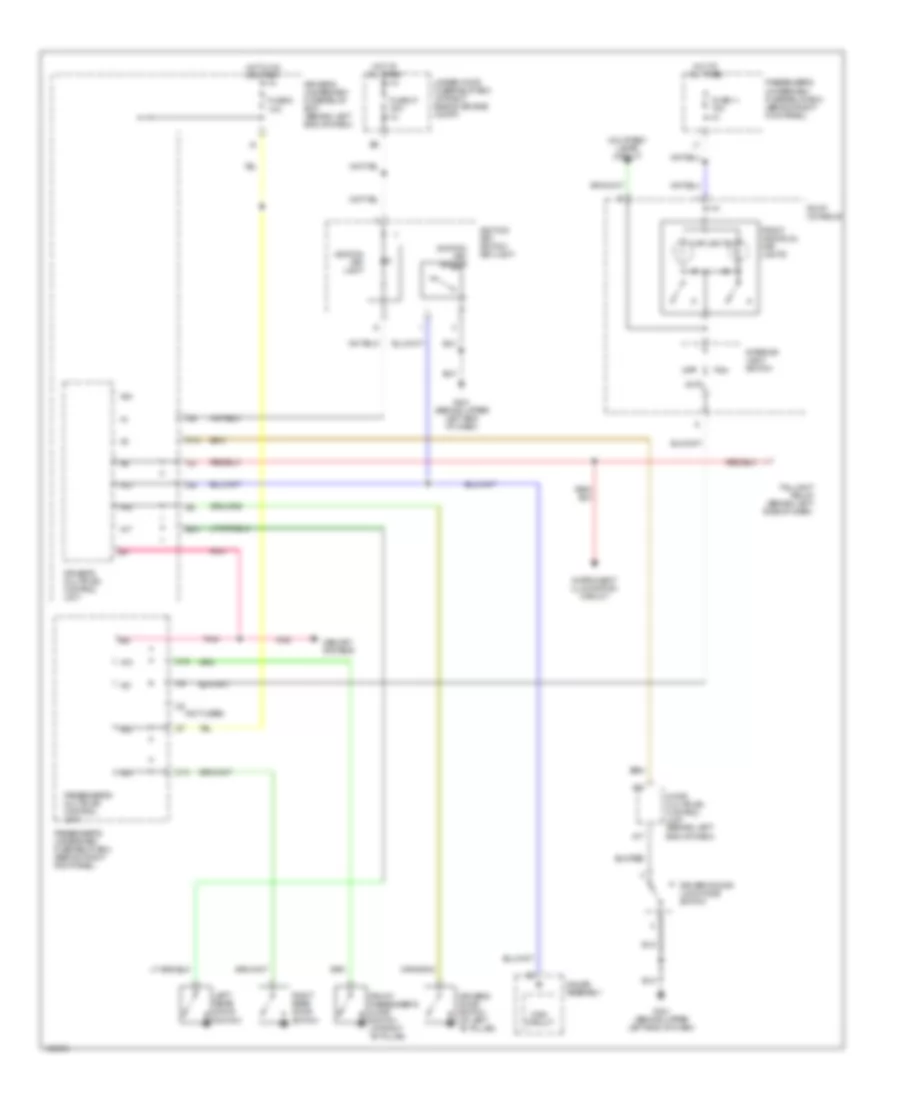 Entry Light Timer Wiring Diagram for Acura MDX 2004