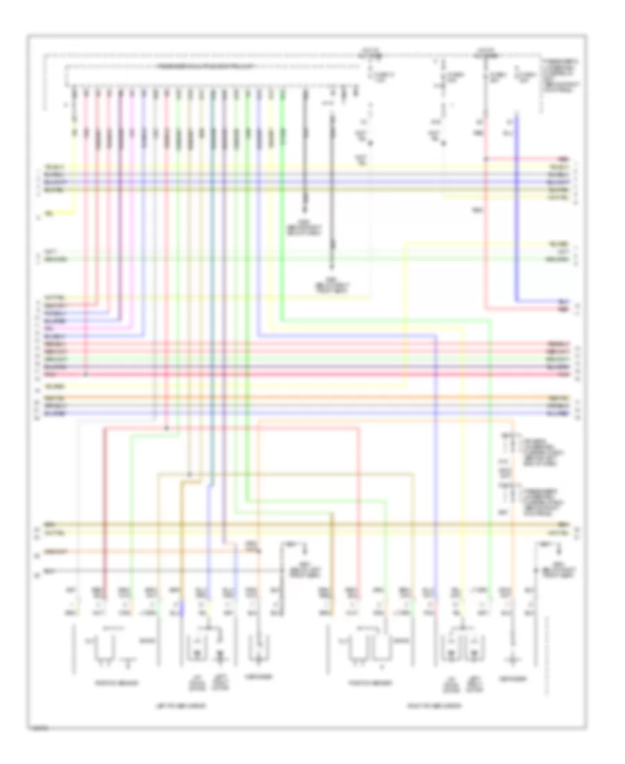 Memory Systems Wiring Diagram 2 of 3 for Acura MDX 2004