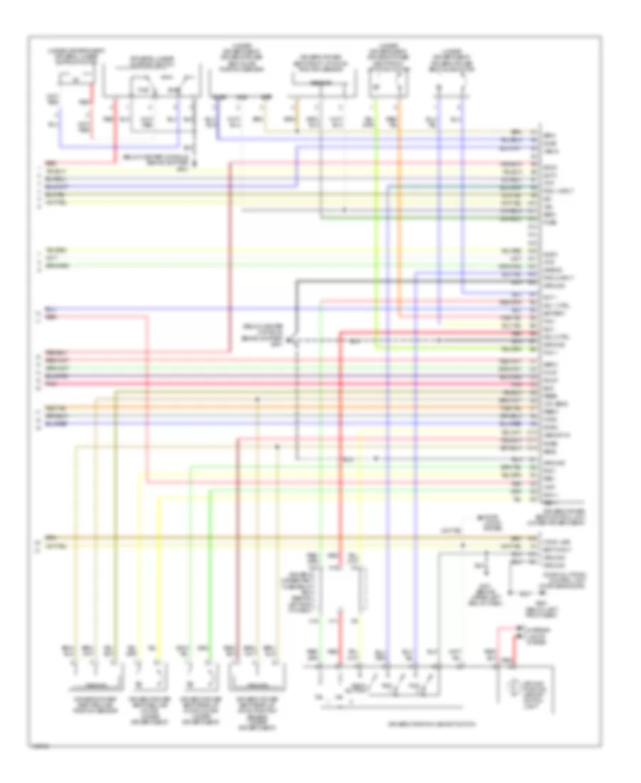 Memory Systems Wiring Diagram (3 of 3) for Acura MDX 2004