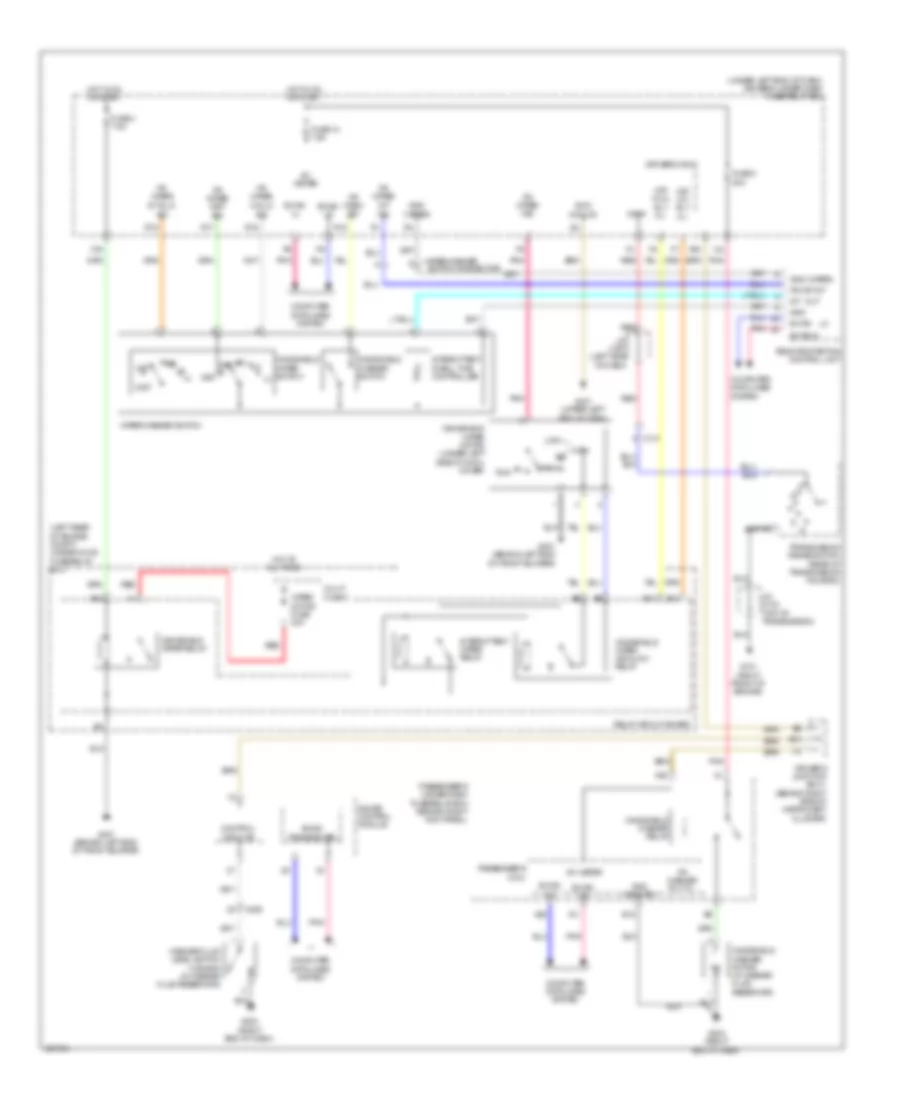WiperWasher Wiring Diagram for Acura TL SH-AWD 2014