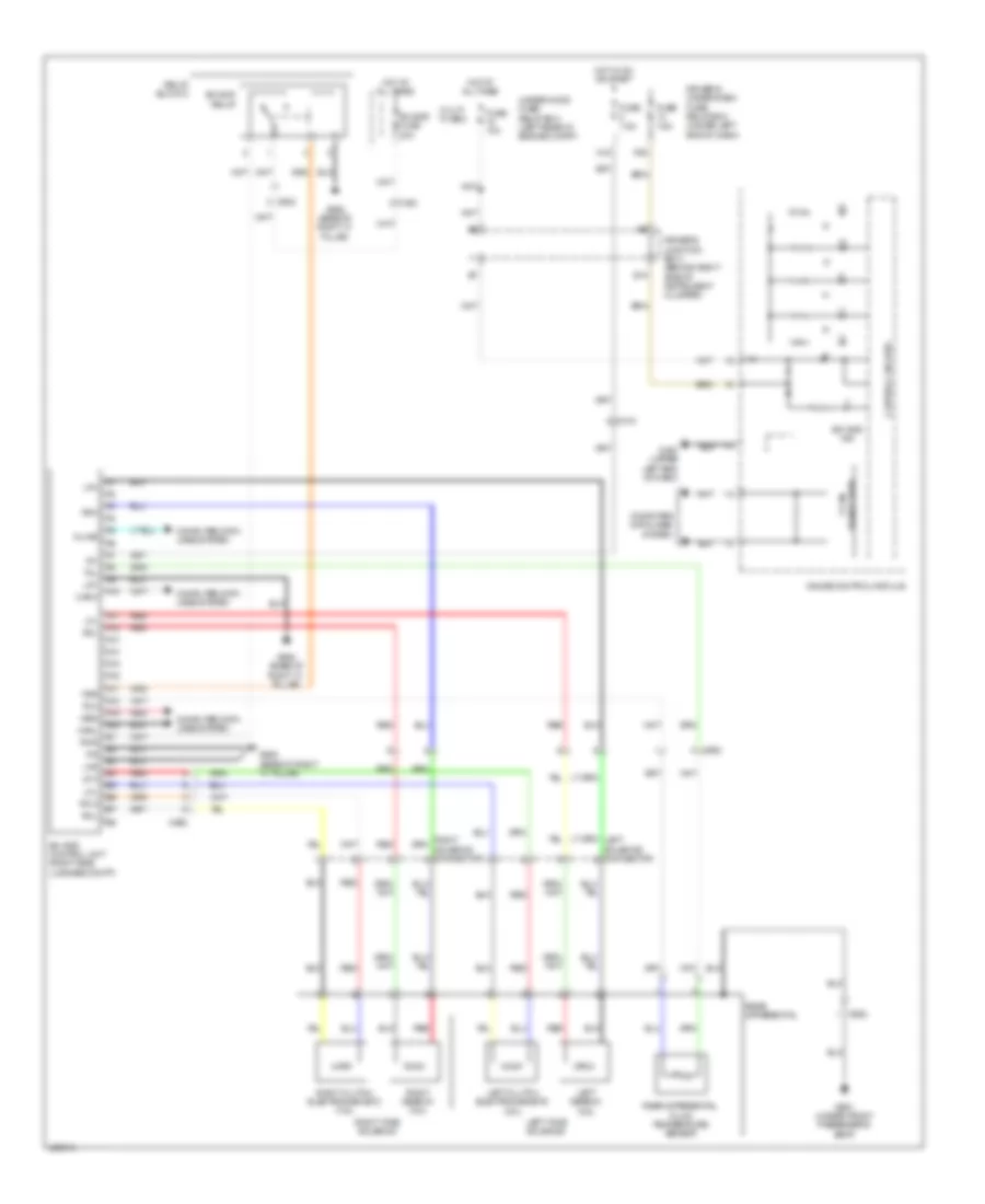 AWD Wiring Diagram for Acura TL SH-AWD 2014
