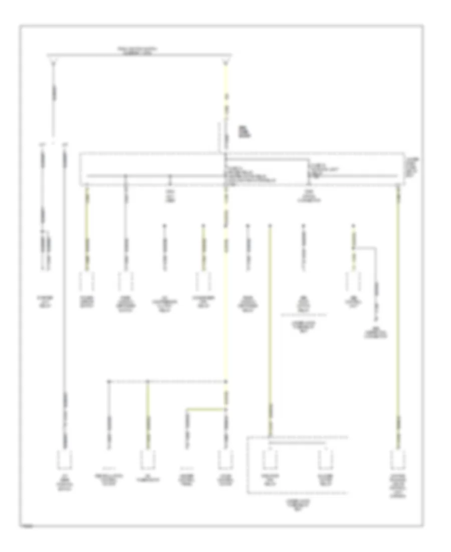 Power Distribution Wiring Diagram (2 of 6) for Acura Integra GS-R 1995