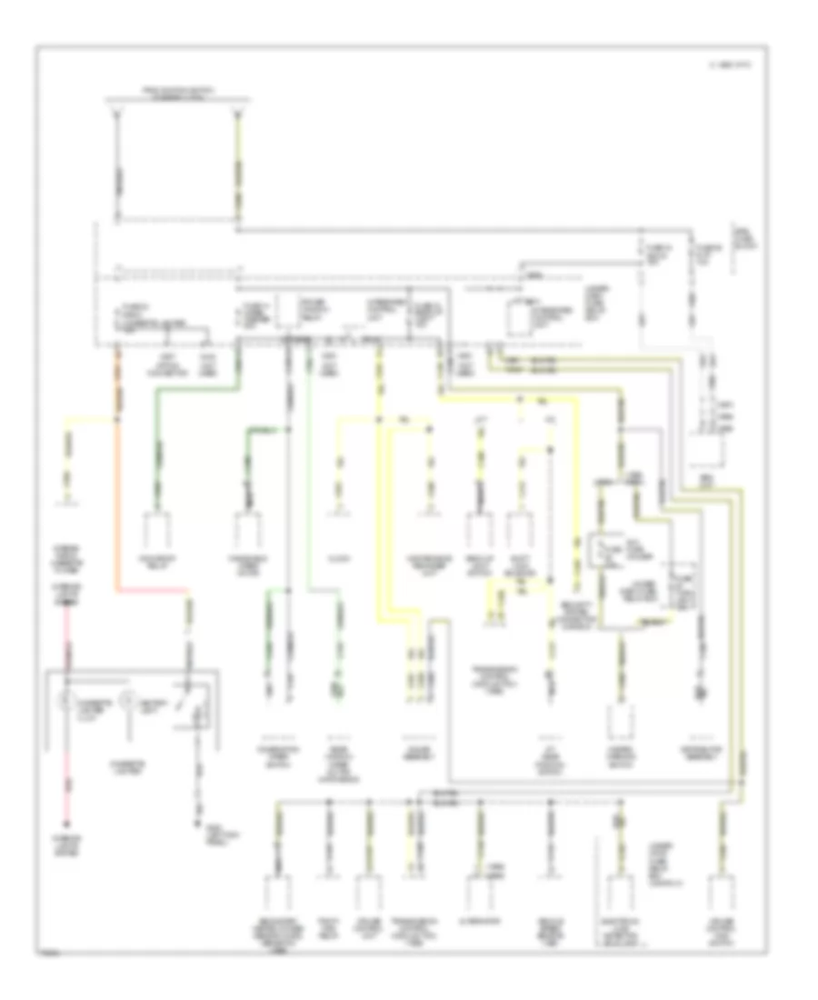 Power Distribution Wiring Diagram (3 of 6) for Acura Integra GS-R 1995