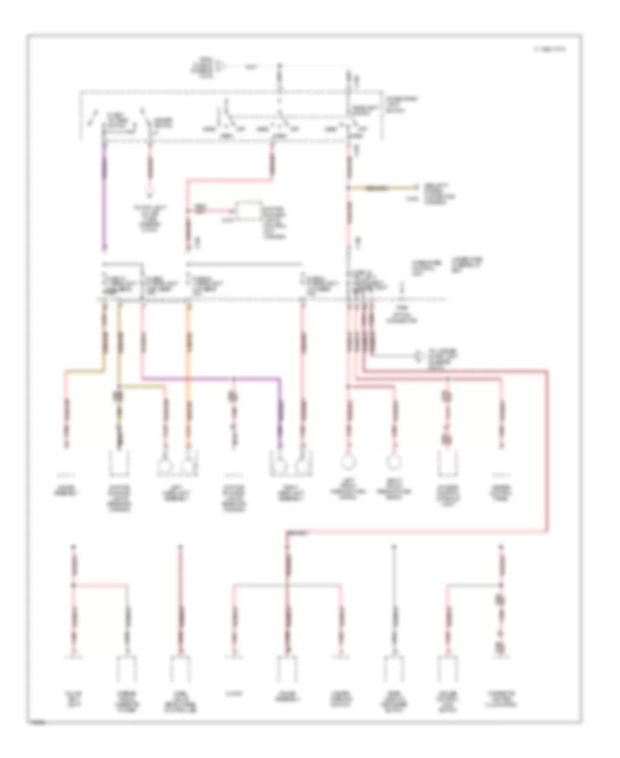 Power Distribution Wiring Diagram (5 of 6) for Acura Integra GS-R 1995