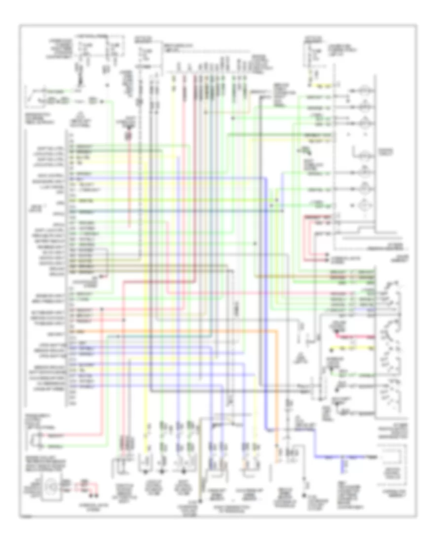 A T Wiring Diagram for Acura Integra LS 1995