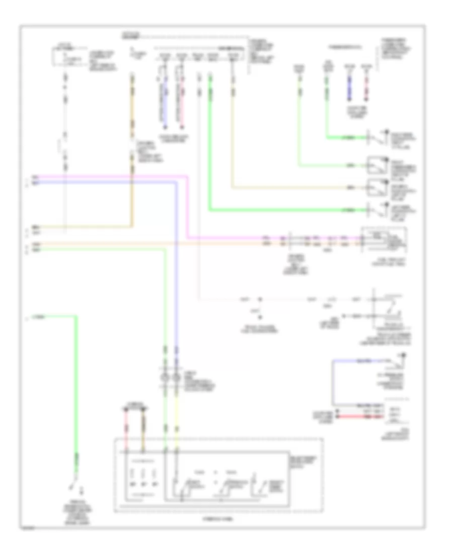 3.5L, Instrument Cluster Wiring Diagram (2 of 2) for Acura TSX 2014