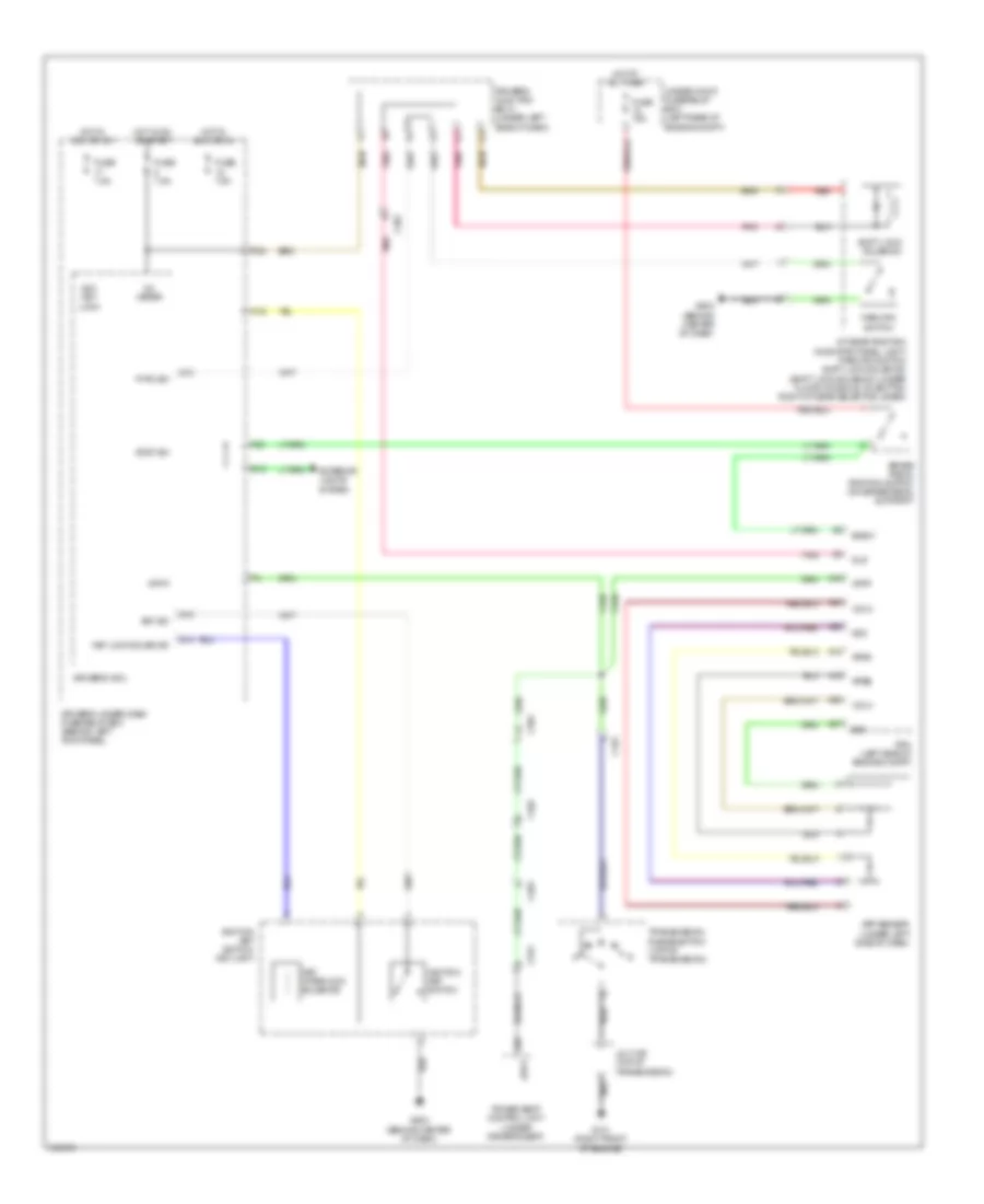 3.5L, Shift Interlock Wiring Diagram for Acura TSX 2014