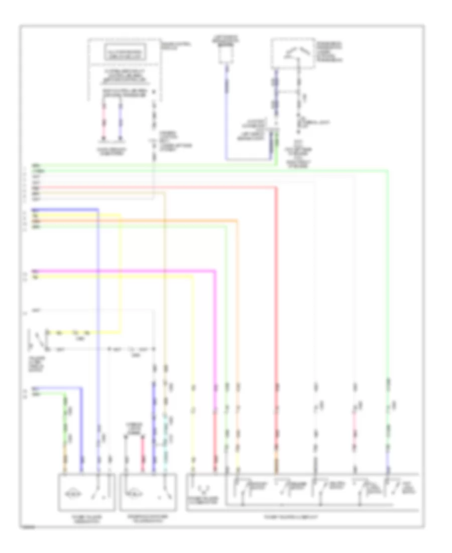 Power Tailgate Wiring Diagram (2 of 2) for Acura TSX 2014
