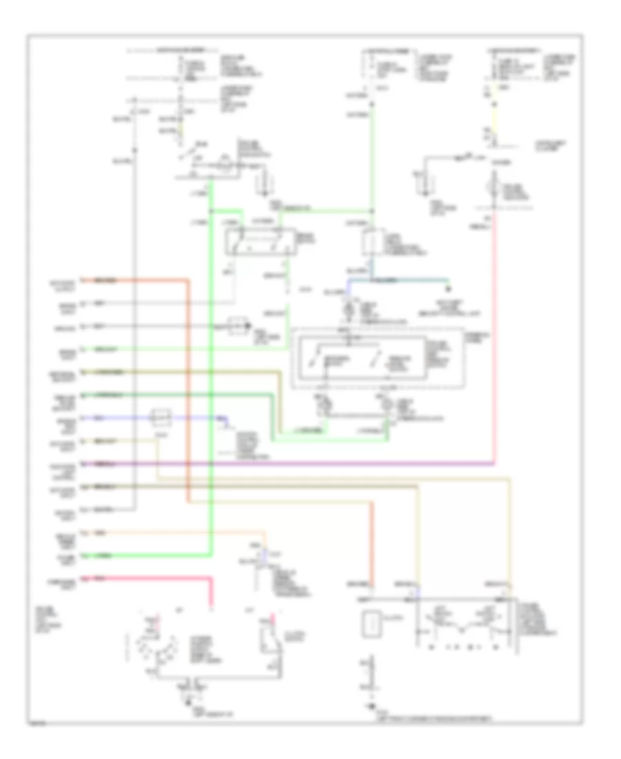 Cruise Control Wiring Diagram for Acura Integra RS 1995