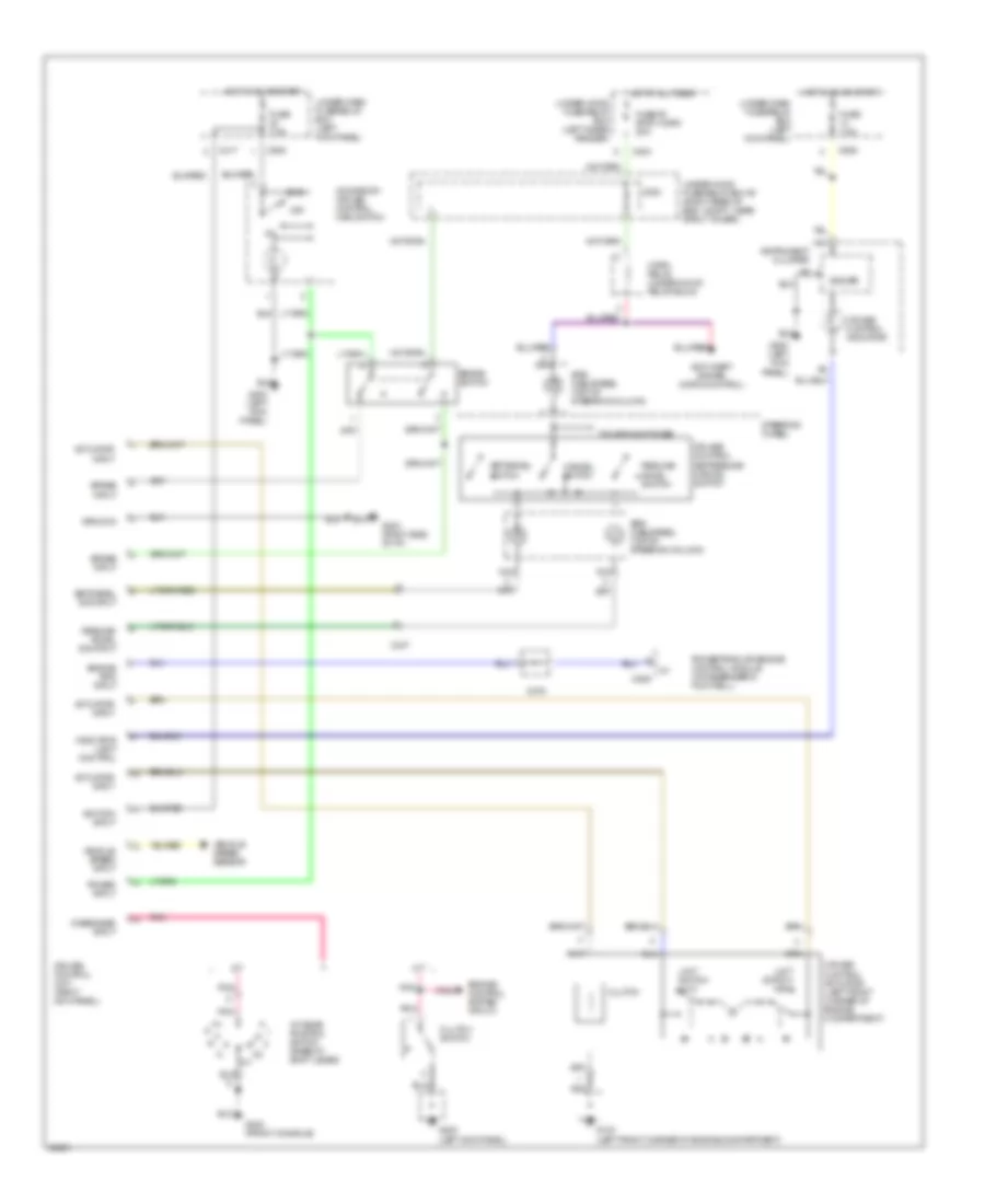 Cruise Control Wiring Diagram for Acura Legend GS 1995