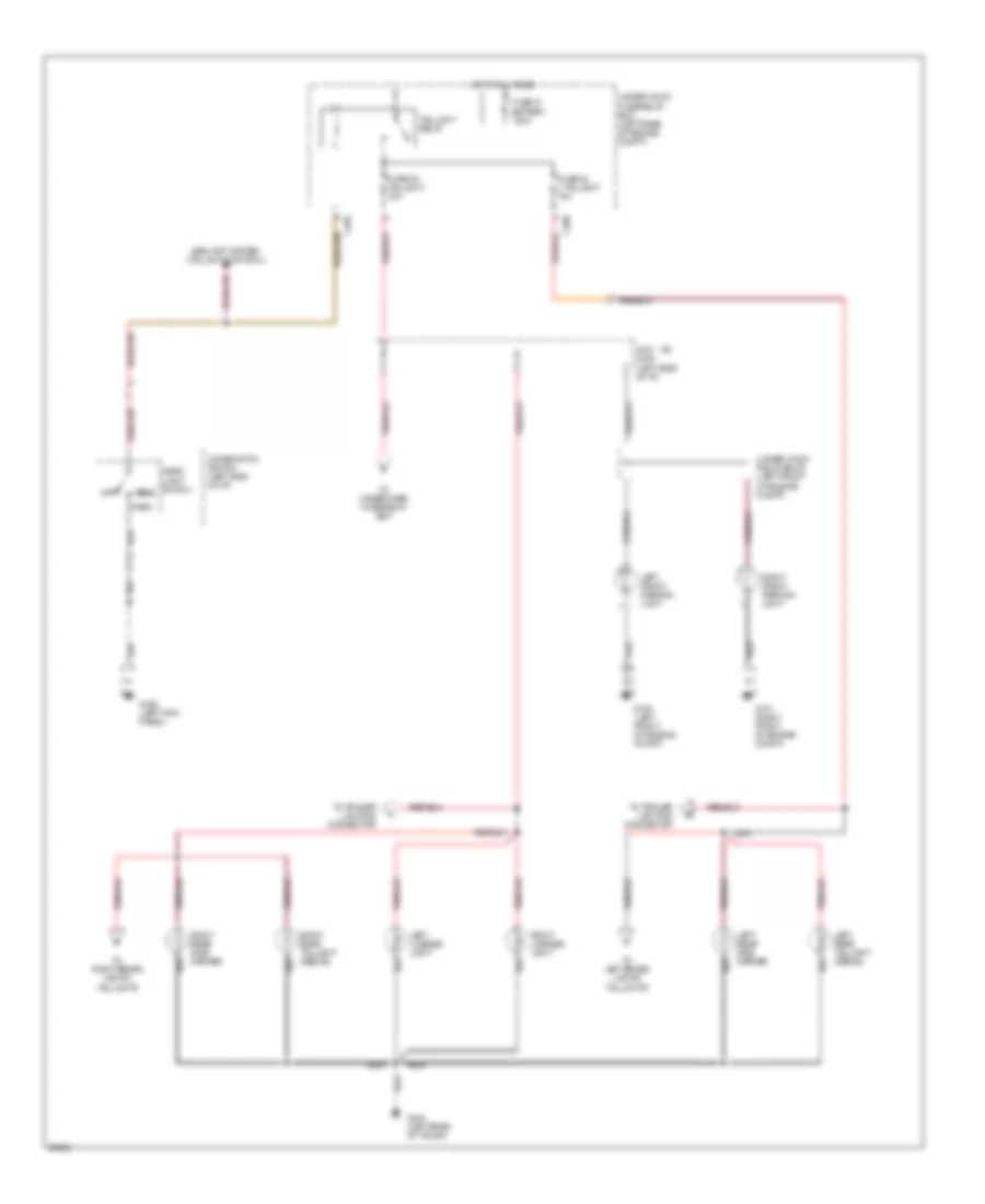 Exterior Lamps Wiring Diagram 1 of 3 for Acura Legend GS 1995