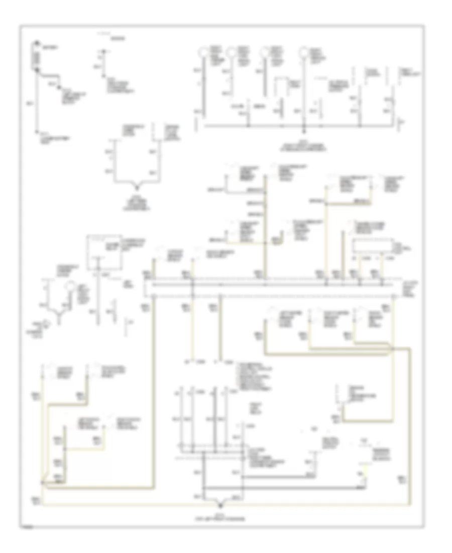 Ground Distribution Wiring Diagram (2 of 5) for Acura Legend GS 1995