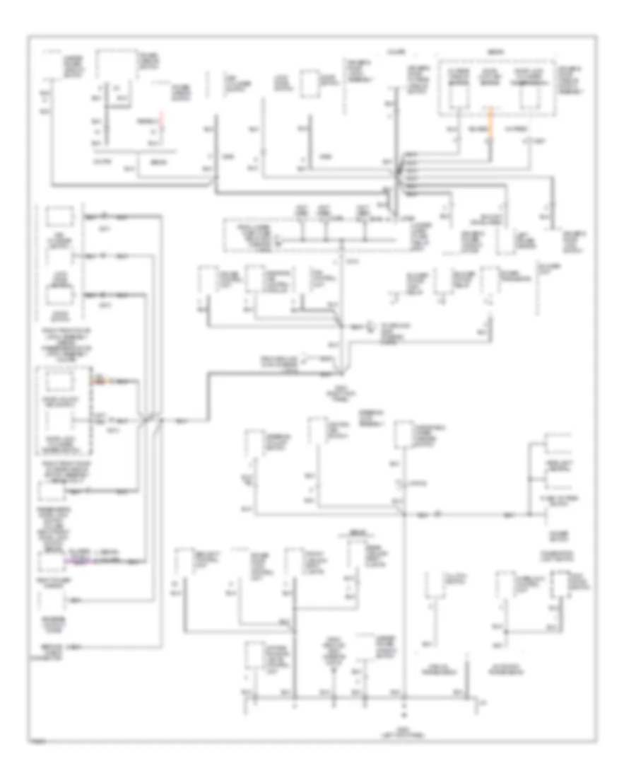 Ground Distribution Wiring Diagram (3 of 5) for Acura Legend GS 1995