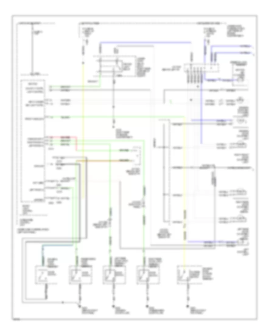Courtesy Lamps Wiring Diagram L Model 1 of 2 for Acura Legend GS 1995