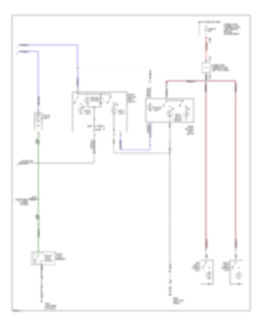 Courtesy Lamps Wiring Diagram L Model 2 of 2 for Acura Legend GS 1995
