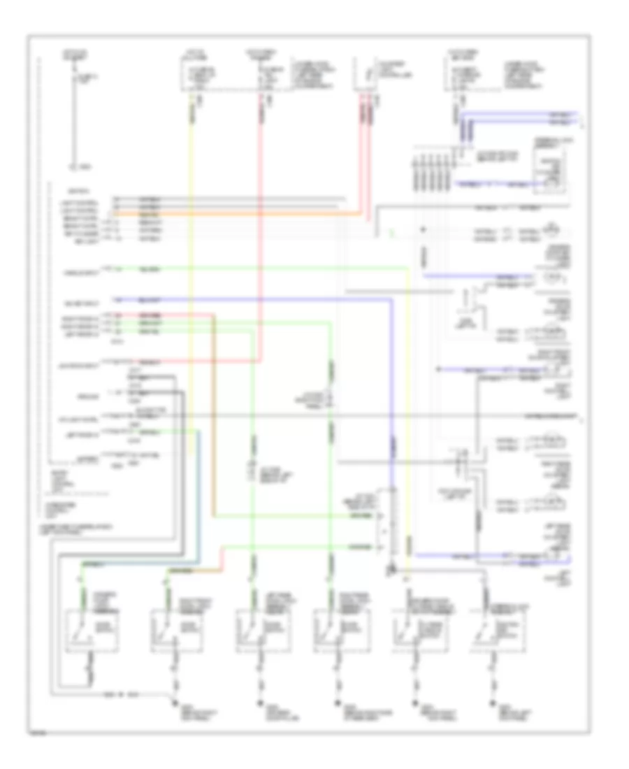 Courtesy Lamps Wiring Diagram, LS  GS (1 of 2) for Acura Legend GS 1995