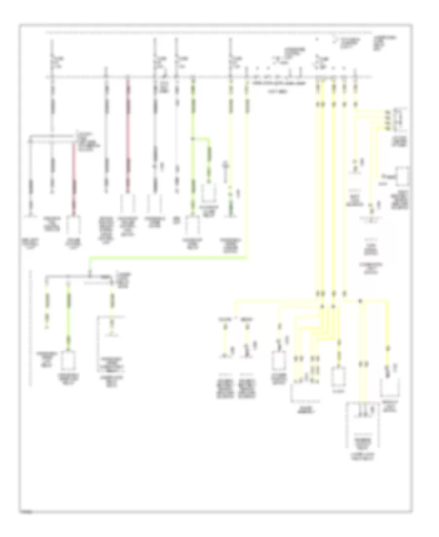 Power Distribution Wiring Diagram 5 of 7 for Acura Legend GS 1995