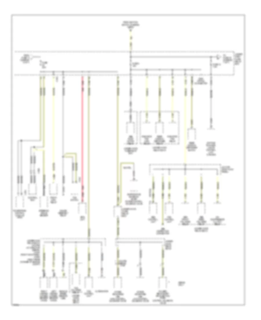 Power Distribution Wiring Diagram (6 of 7) for Acura Legend GS 1995