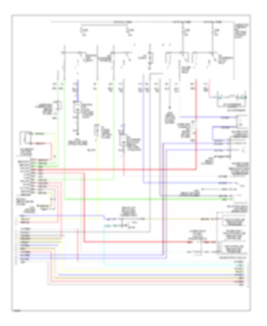Automatic AC Wiring Diagram (2 of 3) for Acura TL 2004